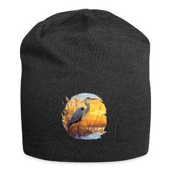 Heron Reiher - Jersey-Beanie - Anthrazit - Vorne