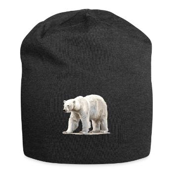 Polar Bear Eisbären Eisbär - Jersey-Beanie - Anthrazit - Vorne