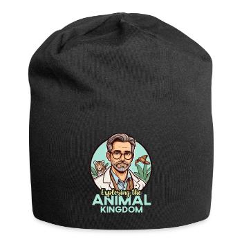 Zoologist Exploring The Animal Kingdom Zoology - Jersey Beanie - black - Front