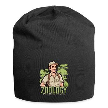 Zoology Paws Claws And Animal Scientist Zoologist - Jersey Beanie - black - Front