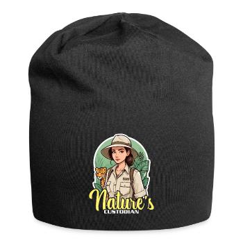 Zoologiste Gardien de la nature Zoologie Amoureux des animaux - Bonnet en jersey - noir - Devant