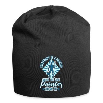 Tout le monde est peintre jusqu’au vrai peintre - Bonnet en jersey - noir - Devant