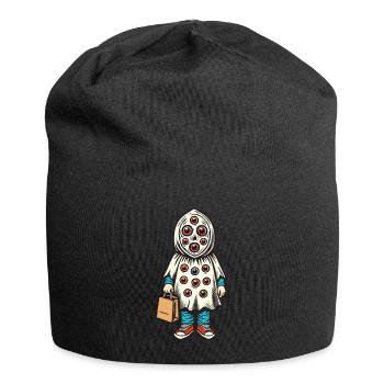 Gespenstische Party Lustiges Halloween Streetwear - Jersey-Beanie - Schwarz - Vorne