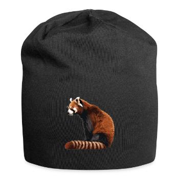 Red Panda Little Pandas Little Red Panda - Jersey Beanie - black - Front