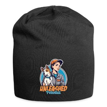 Dog Trainer Unleashed Potential Animal Behaviorist - Jersey Beanie - black - Front