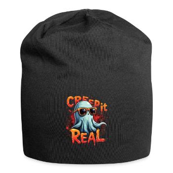 Halloween Boo Creep It Real - Jersey Beanie - black - Front