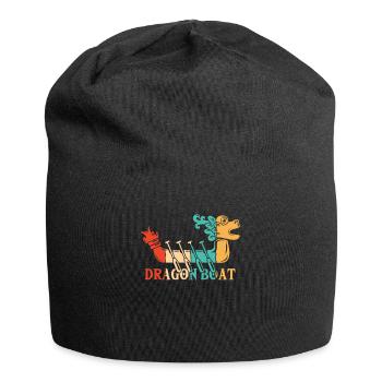 Drachenboot Paddler Trommler Team Liebhaber Drachenboot - Jersey-Beanie - Schwarz - Vorne