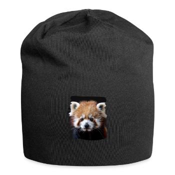 Red Panda Little Pandas Little Red Panda - Jersey Beanie - black - Front