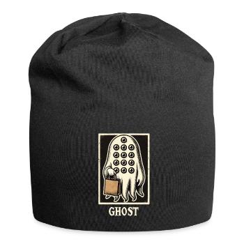 Gespenstische Party Trick Or Treat Zeit - Jersey-Beanie - Schwarz - Vorne