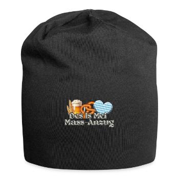 Münchner Volksfest DES IS MEI MASSANZUG Lustiges - Jersey-Beanie - Schwarz - Vorne