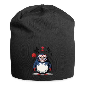 Japonais Daruma Esthétique Yokai Vintage Design - Bonnet en jersey - noir - Devant