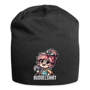 Garten Geschenk Gärtnerin Geburtstag Geschenk - Jersey-Beanie - Schwarz - Vorne