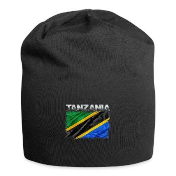 Tanzania - Jersey Beanie - black - Front