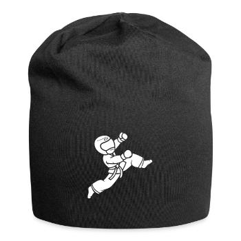 Taekwondo - Jersey-Beanie - Schwarz - Vorne