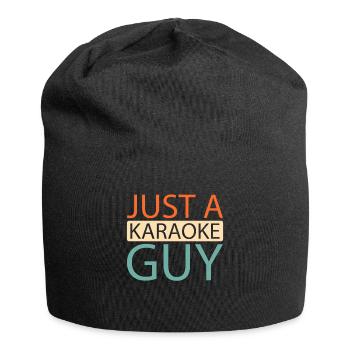 Karaoke Just A Karaoke Guy - Jersey-Beanie - Schwarz - Vorne