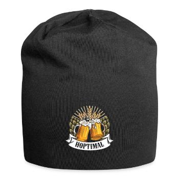 Munich Folk Festival HOPTIMAL Funny Beer Fan - Bonnet en jersey - noir - Devant