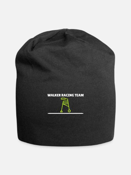Walker Racing Team - Lustiger Rollator - Jersey-Beanie - Schwarz