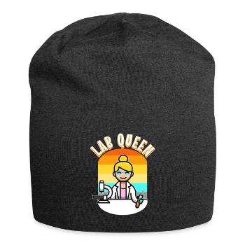 Lab Queen - Jersey-Beanie - Anthrazit - Vorne
