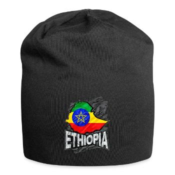 Ethiopia - Jersey Beanie - black - Front