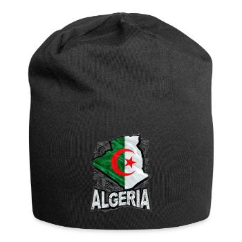 Algerien - Jersey-Beanie - Schwarz - Vorne