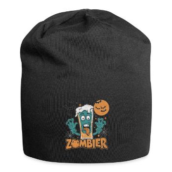 Zombier The perfect design for beer and Halloween - Jersey Beanie - black - Front