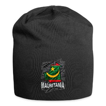 Mauritanie - Bonnet en jersey - noir - Devant