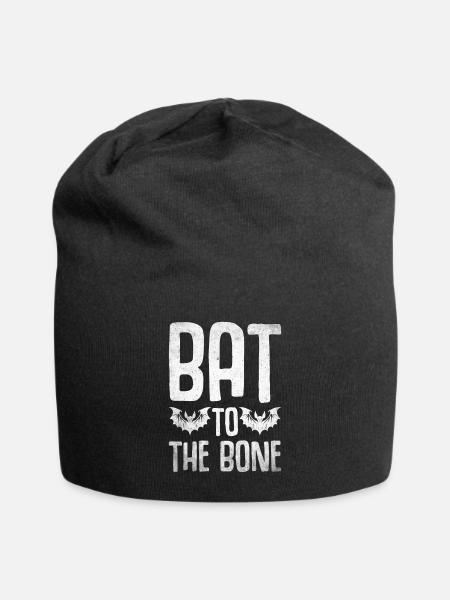 Halloween Kostüm - Jersey-Beanie - Schwarz