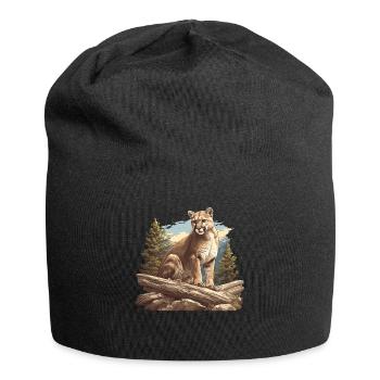 Cougar Mountain Lion Mountain Lion - Bonnet en jersey - noir - Devant