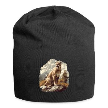 Cougar Mountain Lion Mountain Lion - Bonnet en jersey - noir - Devant