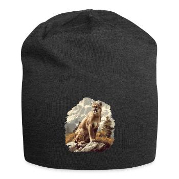 Cougar Mountain Lion Mountain Lion - Bonnet en jersey - charbon - Devant