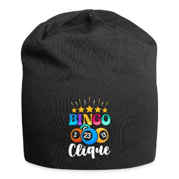 Bingo Player BINGO CLIQUE Fun Bingo - Jersey Beanie - black - Front
