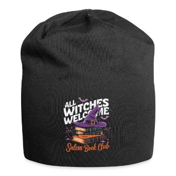 All Witches Welcome Salem Book Club – Hexen Style - Jersey Beanie - black - Front