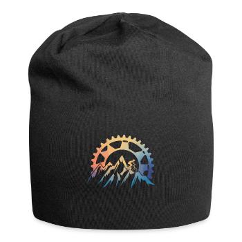 Cycliste de VTT Sunset Design - Bonnet en jersey - noir - Devant