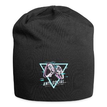 Gaming Controller Glitch Design - Jersey-Beanie - Schwarz - Vorne