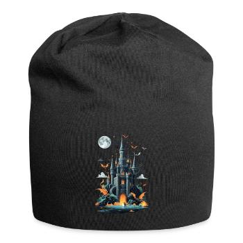 Spooky Haunted Castle Magical Haunted Castle - Jersey Beanie - black - Front