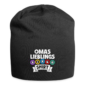 Bingo OMAS LIEBLINGS BINGO SHIRT Lustiges Bingo - Jersey-Beanie - Schwarz - Vorne