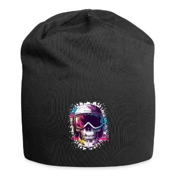 Ski Skull Lunettes de ski - Bonnet en jersey - noir - Devant