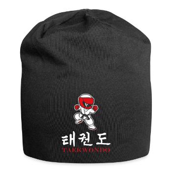 Taekwondo - Jersey-Beanie - Schwarz - Vorne