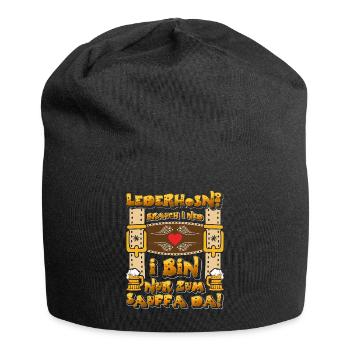 PANTALON EN CUIR ? JE N’AI PAS BESOIN D’ÊTRE LÀ UNIQUEMENT POUR BOIRE - Bonnet en jersey - noir - Devant