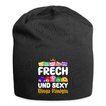 Bingo Player NAUGHTY AND SEXY BINGO QUEEN - Jersey Beanie - black - Front