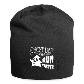 Appât fantôme courir plus vite fantômes Halloween - Bonnet en jersey - noir - Devant