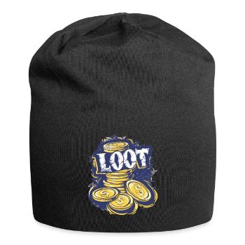 Coin Collector Definition Numismatics - Jersey Beanie - black - Front