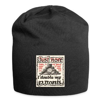 Coin Collector Definition Numismatics - Jersey Beanie - black - Front