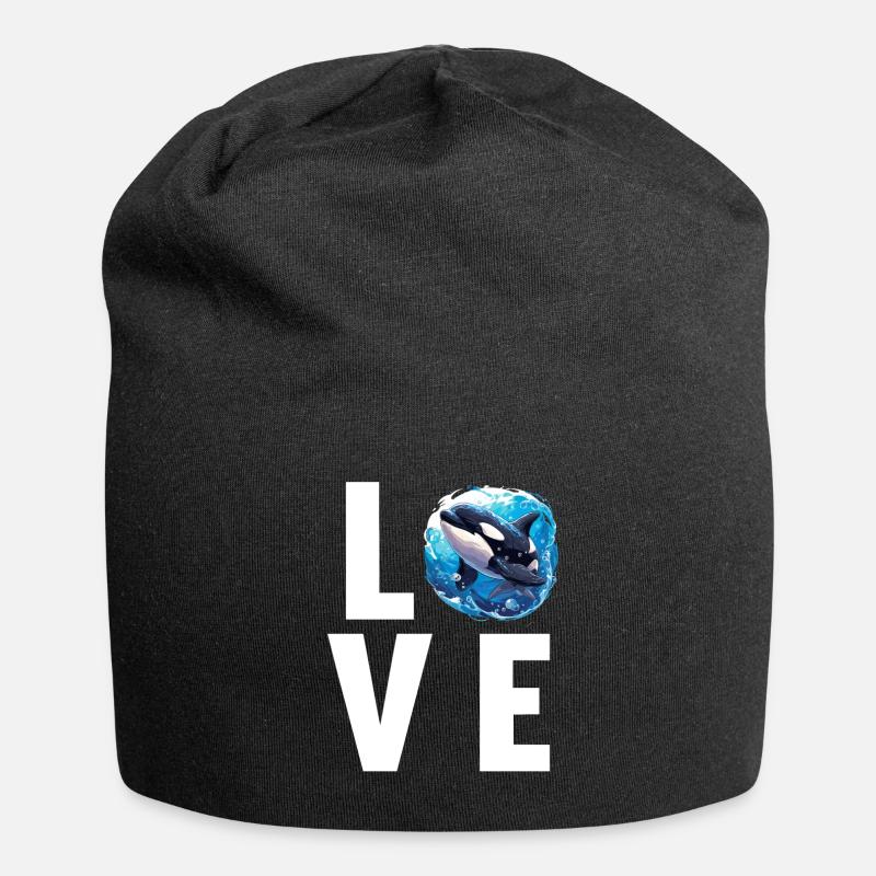 Orcas Orca - Jersey-Beanie - Schwarz