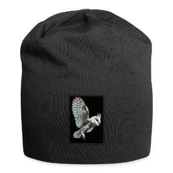 Barn Owl Schleiereulen Schleiereule - Jersey Beanie - black - Front