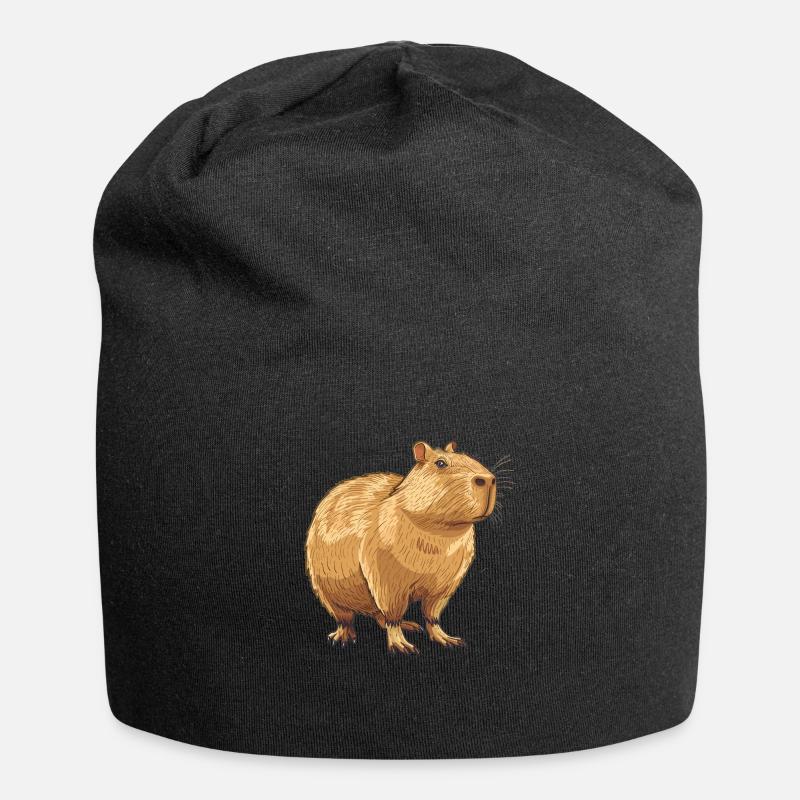 Capybaras Capybara - Bonnet en jersey - noir