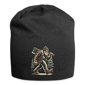 Lumberjack Forester Bigfoot - Jersey Beanie - black - Front