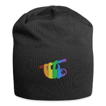 Sloths LGBT Rainbow Pilosa Folivora - Jersey Beanie - black - Front