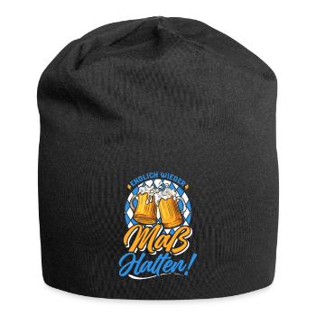 Munich Folk Festival MEASURE Funny Men - Jersey Beanie - black - Front