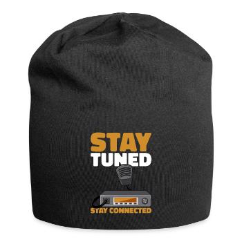 Ham Radio Amateurfunk Amateurfunker Radio - Jersey-Beanie - Schwarz - Vorne